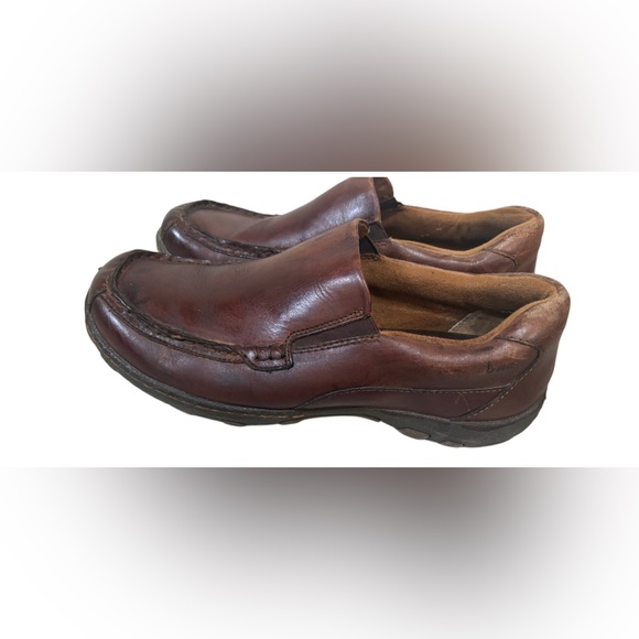 Born Other - Born Brown Leather Slip On Casual Flat Loafer Shoes Size 11